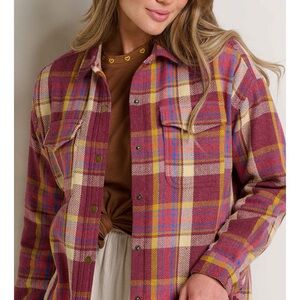 Toad&Co shirt JACKET thick and cozy brand new in original shipping